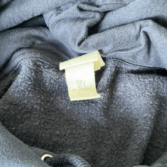 Navy Graphic Hoodie Large H&M - Picture 4 of 4